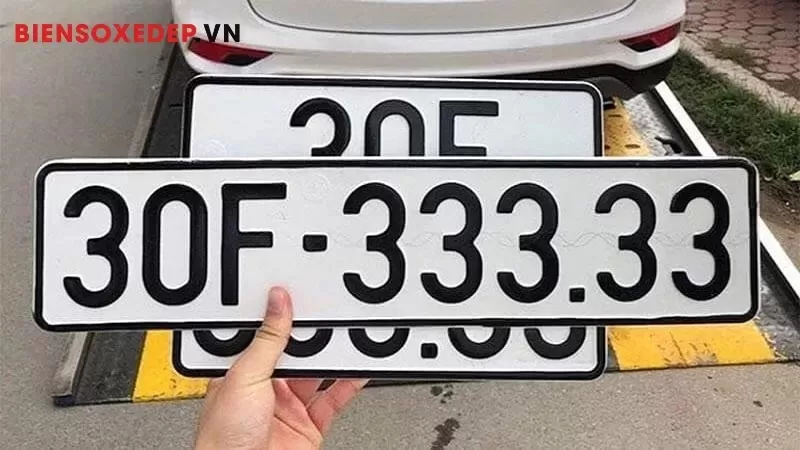 Tiêu chí đánh giá biển số ô tô Hà Nội đẹp
