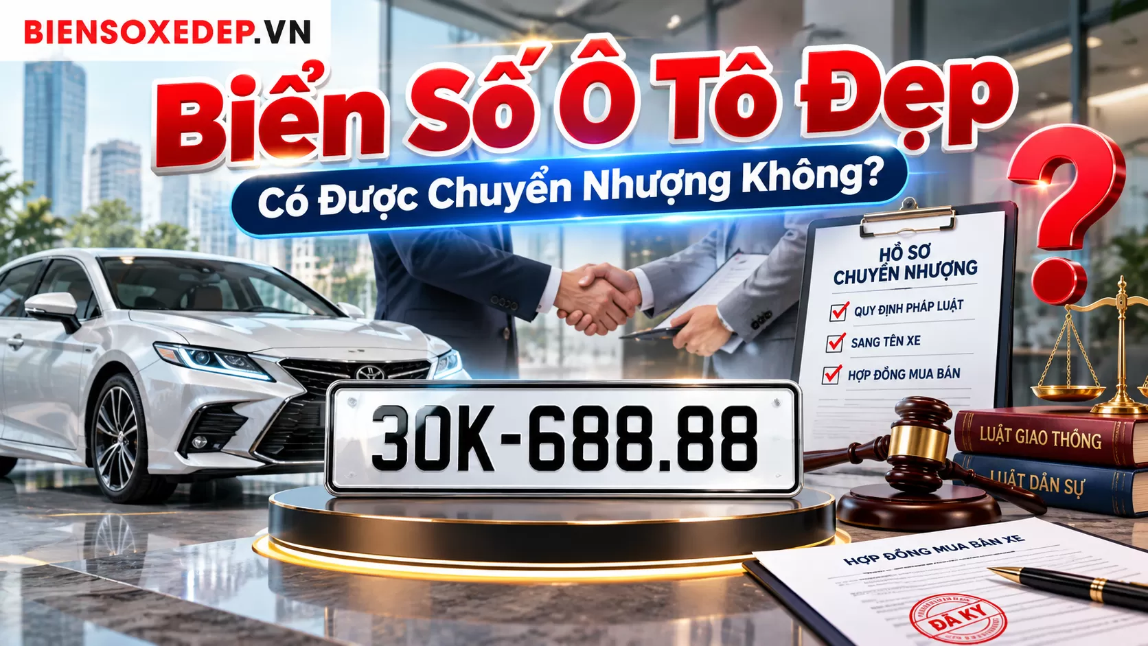 Biển Số Ô Tô Đẹp Có Được Chuyển Nhượng Không?