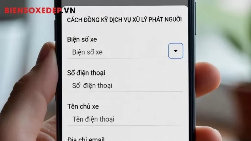 c&aacute;c bước thực hiện khi nhận th&ocirc;ng b&aacute;o phạt nguội