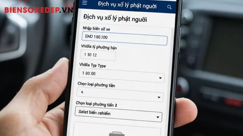 c&aacute;c bước thực hiện khi nhận th&ocirc;ng b&aacute;o phạt nguội