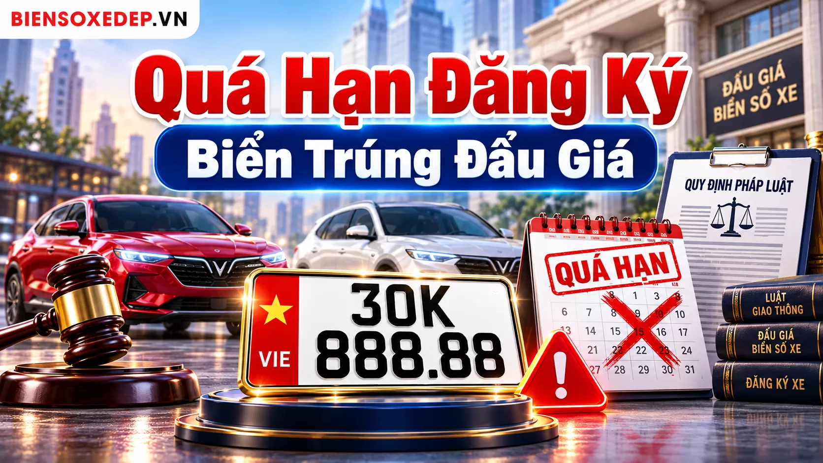 Quá Hạn Đăng Ký Biển Trúng Đấu Giá Thì Sao? (Cập Nhật 2026)