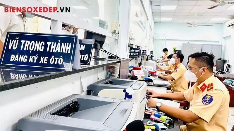 Thời gian xử l&yacute; hồ sơ đăng k&yacute; xe